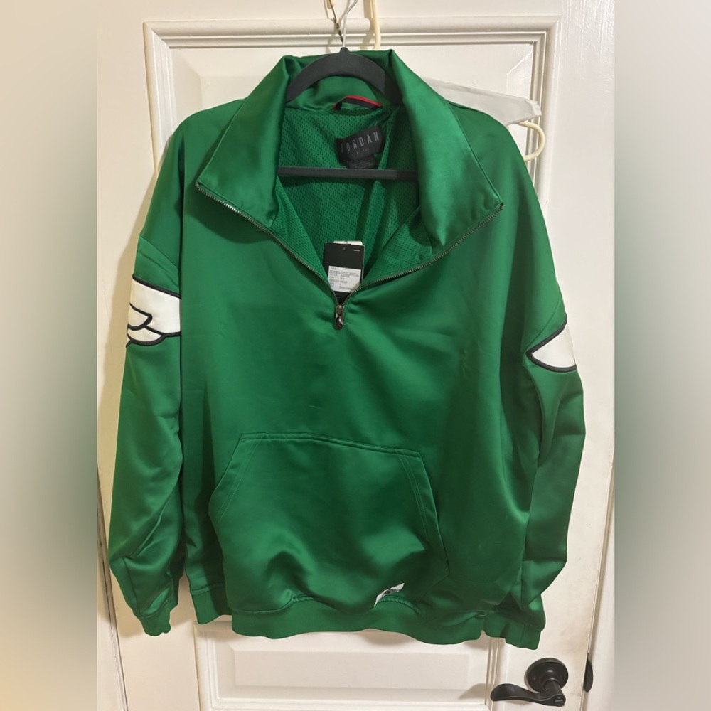 Air Jordan Satin 1/4 Zip Jacket